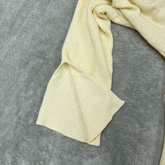 Mod Womens Long Sleeve Knit Sweater Tunic Beige Size L Lightweight a0956 - Picture 5 of 9